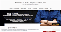 Desktop Screenshot of konveksibogor.com